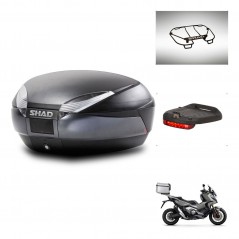SHAD Baul SH48 + soporte montaje accesorios DARK GREY PREMIUM KIT-445773