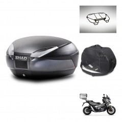 SHAD SH48 trunk + mounting bracket accessories DARK GREY PREMIUM KIT-445774