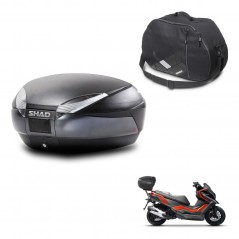SHAD SH48 trunk + mounting bracket internal bag DARK GREY PREMIUM KIT-445778