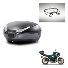 SHAD SH48 trunk + mounting bracket upper grill DARK GREY PREMIUM KIT-445788
