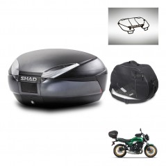 SHAD Baul SH48 + soporte montaje accesorios DARK GREY PREMIUM KIT-445790