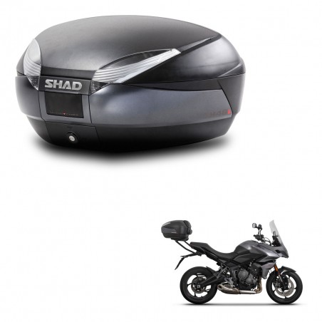 SHAD Baul SH48 + soporte montaje DARK GREY PREMIUM KIT-445808