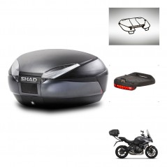 SHAD Baul SH48 + soporte montaje accesorios DARK GREY PREMIUM KIT-445813