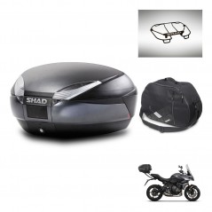SHAD SH48 trunk + mounting bracket accessories DARK GREY PREMIUM KIT-445814