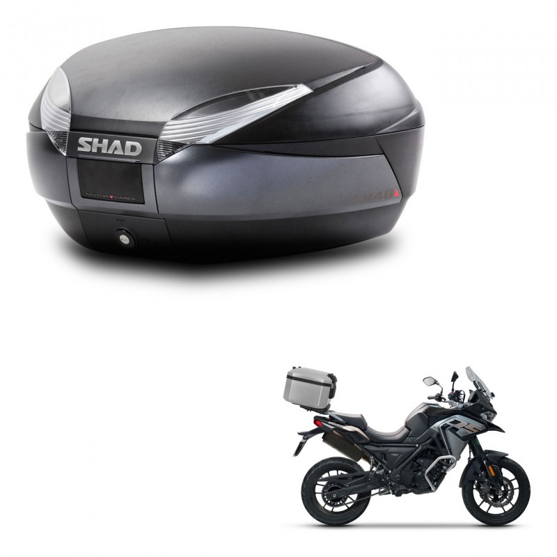 SHAD SH48 trunk + mounting bracket DARK GREY PREMIUM KIT-445816