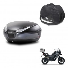 SHAD SH48 trunk + mounting bracket internal bag DARK GREY PREMIUM KIT-445818