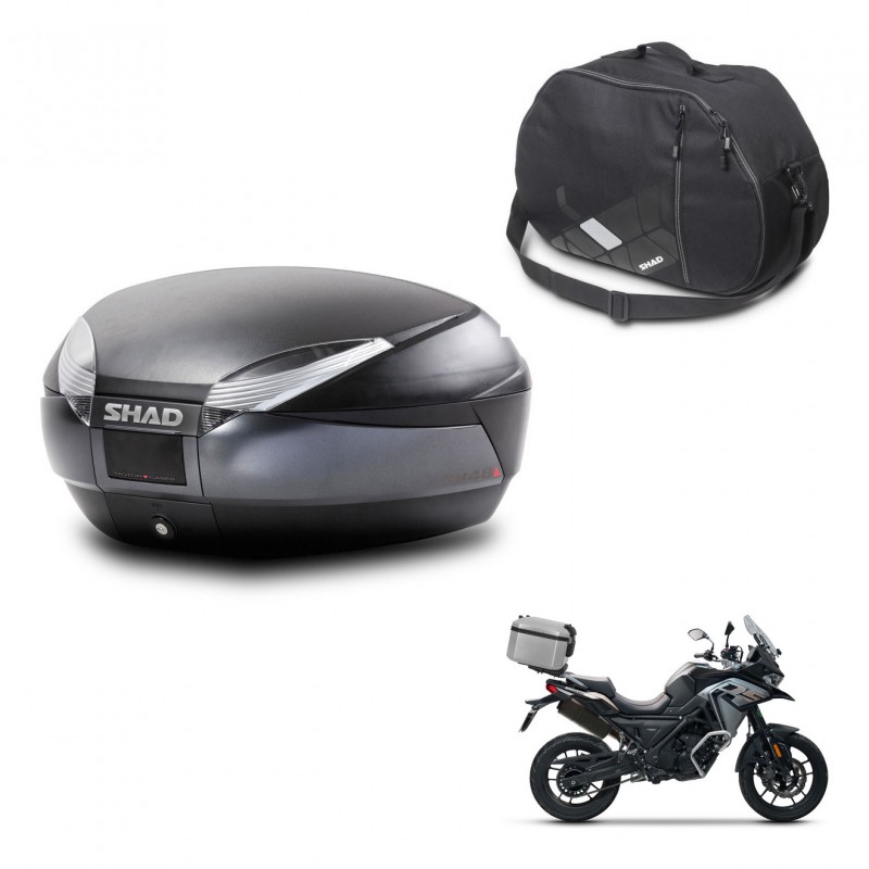 SHAD SH48 trunk + mounting bracket internal bag DARK GREY PREMIUM KIT-445818