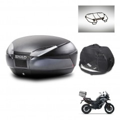 SHAD SH48 trunk + mounting bracket accessories DARK GREY PREMIUM KIT-445822