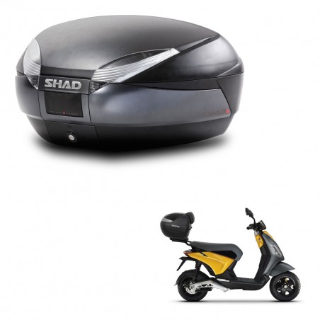 SHAD Baul SH48 + soporte montaje DARK GREY PREMIUM KIT-445824