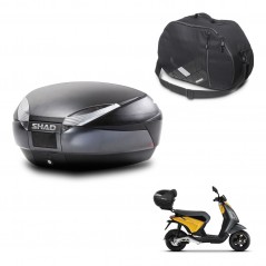 SHAD SH48 trunk + mounting bracket internal bag DARK GREY PREMIUM KIT-445826