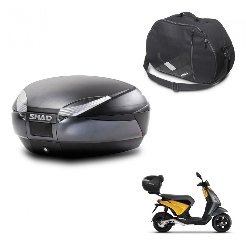 SHAD SH48 trunk + mounting bracket internal bag DARK GREY PREMIUM KIT-445826