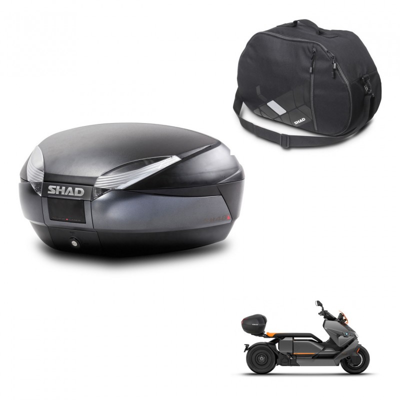 SHAD SH48 trunk + mounting bracket internal bag DARK GREY PREMIUM KIT-445834