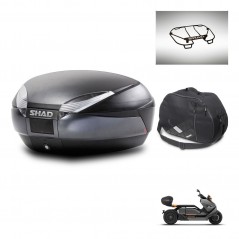 SHAD SH48 trunk + mounting bracket accessories DARK GREY PREMIUM KIT-445838