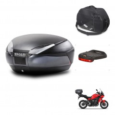 SHAD Baul SH48 + soporte montaje accesorios DARK GREY PREMIUM KIT-445843