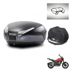 SHAD Baul SH48 + soporte montaje accesorios DARK GREY PREMIUM KIT-445854