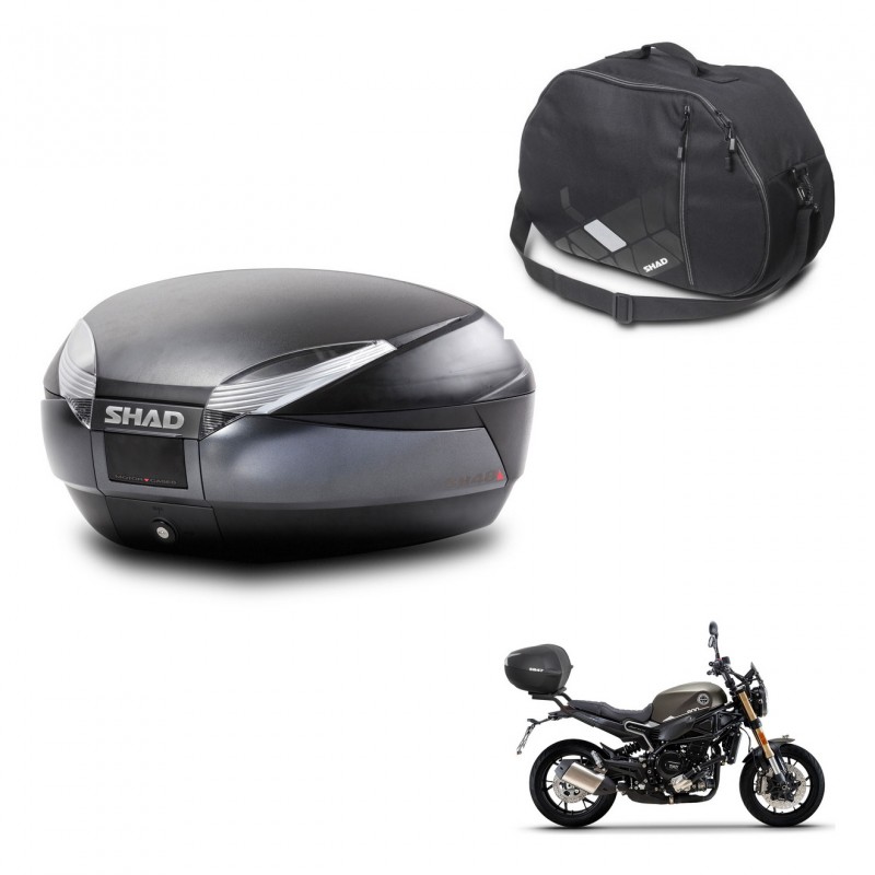 SHAD SH48 trunk + mounting bracket internal bag DARK GREY PREMIUM KIT-445866