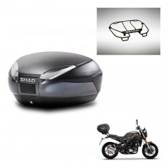 SHAD SH48 trunk + mounting bracket upper grill DARK GREY PREMIUM KIT-445868