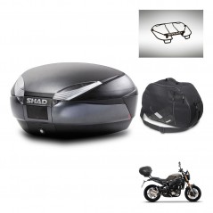 SHAD Baul SH48 + soporte montaje accesorios DARK GREY PREMIUM KIT-445870