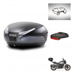SHAD Baul SH48 + soporte montaje accesorios DARK GREY PREMIUM KIT-445877