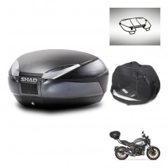 SHAD Baul SH48 + soporte montaje accesorios DARK GREY PREMIUM KIT-445878