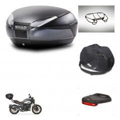 SHAD Baul SH48 + soporte montaje accesorios DARK GREY PREMIUM KIT-445879