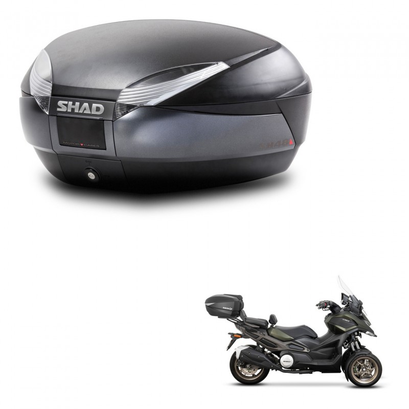 SHAD SH48 trunk + mounting bracket DARK GREY PREMIUM KIT-445896