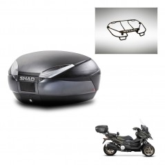 SHAD SH48 trunk + mounting bracket upper grill DARK GREY PREMIUM KIT-445900