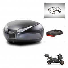 SHAD SH48 trunk + mounting bracket accessories DARK GREY PREMIUM KIT-445901