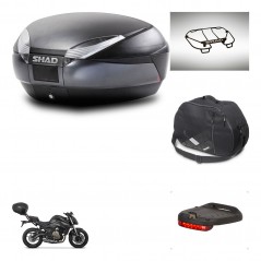 SHAD SH48 trunk + mounting bracket accessories DARK GREY PREMIUM KIT-445911