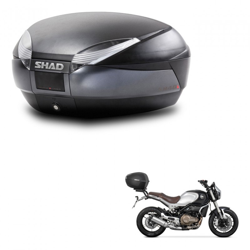 SHAD SH48 trunk + mounting bracket DARK GREY PREMIUM KIT-445912