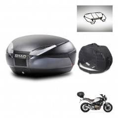 SHAD Baul SH48 + soporte montaje accesorios DARK GREY PREMIUM KIT-445918