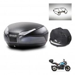 SHAD SH48 trunk + mounting bracket accessories DARK GREY PREMIUM KIT-445934