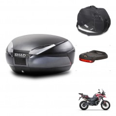 SHAD Baul SH48 + soporte montaje accesorios DARK GREY PREMIUM KIT-445939