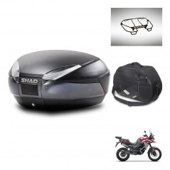 SHAD Baul SH48 + soporte montaje accesorios DARK GREY PREMIUM KIT-445942