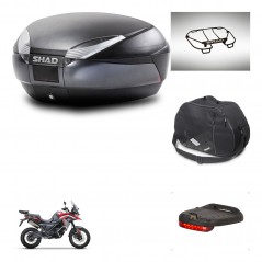 SHAD Baul SH48 + soporte montaje accesorios DARK GREY PREMIUM KIT-445943