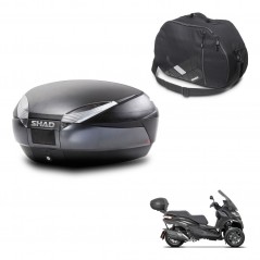 SHAD Baul SH48 + soporte montaje bolsa interna DARK GREY PREMIUM KIT-445946