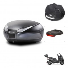 SHAD SH48 trunk + mounting bracket accessories DARK GREY PREMIUM KIT-445947