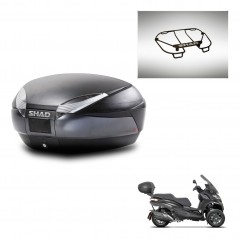 SHAD SH48 trunk + mounting bracket upper grill DARK GREY PREMIUM KIT-445948