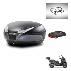 SHAD SH48 trunk + mounting bracket accessories DARK GREY PREMIUM KIT-445949