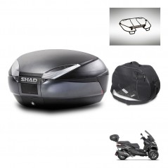 SHAD SH48 trunk + mounting bracket accessories DARK GREY PREMIUM KIT-445950