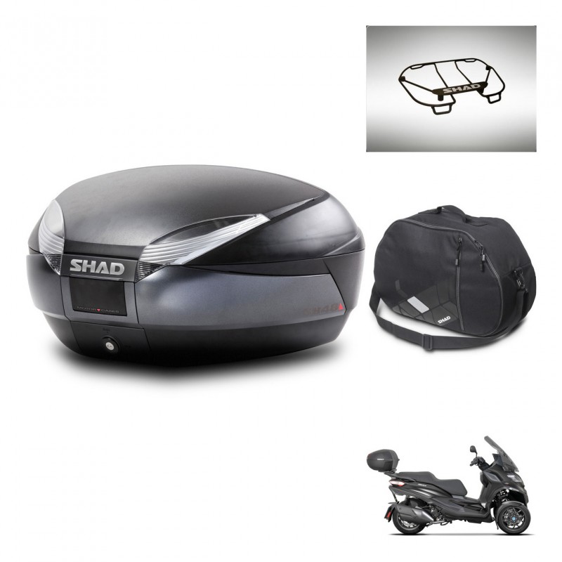 SHAD SH48 trunk + mounting bracket accessories DARK GREY PREMIUM KIT-445950