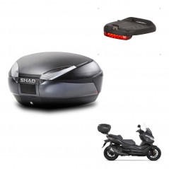 SHAD Baul SH48 + soporte montaje luz de freno DARK GREY PREMIUM KIT-445953