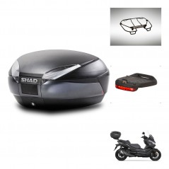 SHAD SH48 trunk + mounting bracket accessories DARK GREY PREMIUM KIT-445957