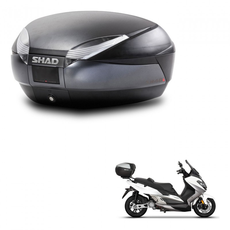 SHAD SH48 trunk + mounting bracket DARK GREY PREMIUM KIT-445960