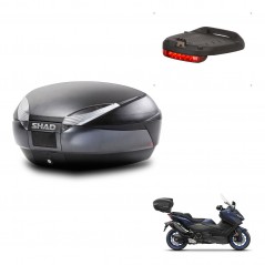 SHAD Baul SH48 + soporte montaje luz de freno DARK GREY PREMIUM KIT-445969