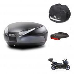 SHAD SH48 trunk + mounting bracket accessories DARK GREY PREMIUM KIT-445971