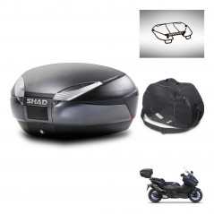 SHAD SH48 trunk + mounting bracket accessories DARK GREY PREMIUM KIT-445974