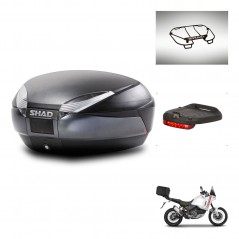 SHAD SH48 trunk + mounting bracket accessories DARK GREY PREMIUM KIT-445989