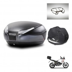 SHAD Baul SH48 + soporte montaje accesorios DARK GREY PREMIUM KIT-445990