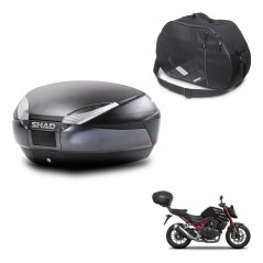 SHAD SH48 trunk + mounting bracket internal bag DARK GREY PREMIUM KIT-445994